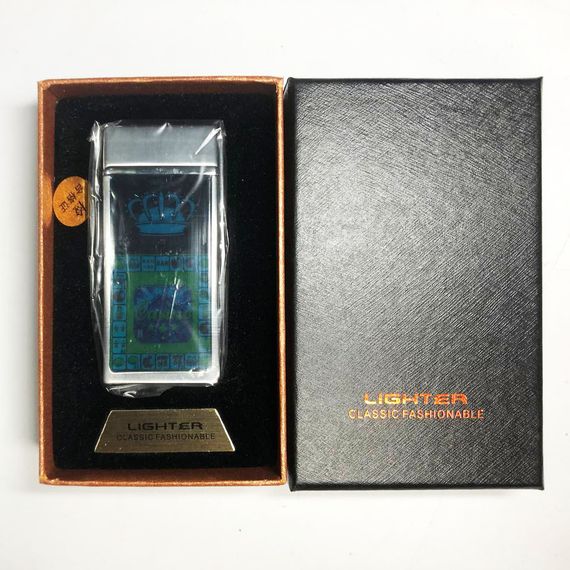 Вітрозахисна запальничка Casino Електронна сенсорна запальничка USB | Вічна запальничка USB YJ-228 з акумулятором | Зображення 1