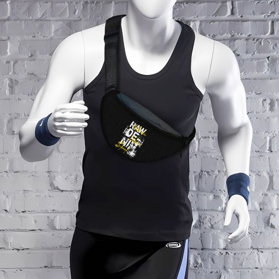 Сумка-бананка мужская/женская спортивная 32×16 см с расширителем поясная сумка или сумка через плечо (3741) | Зображення 1