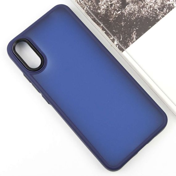 Чохол TPU+PC Lyon Frosted для Xiaomi Redmi 9A Navy Blue | Зображення 1