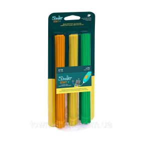Набор стержней для 3D-ручки 3Doodler Start  - Микс (75 шт: оранжевый, желтый, зеленый)