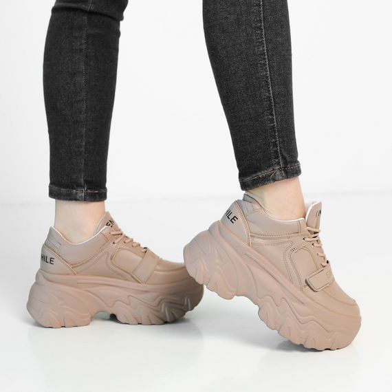 Кроссовки женские Fashion Viola 3913 36 размер 225 см Бежевый | Зображення 4