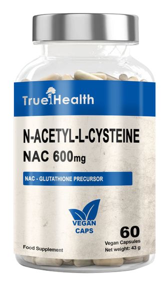 Аминокислоты True Health NAC 600mg ( N-Acetyl-L-Cysteine ) 60 vegan caps