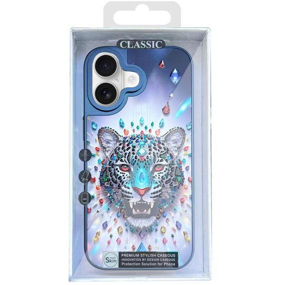 Чехол TPU+PC Crystal Hunt with MagSafe для Apple iPhone 17 (6.3") Blue | Зображення 2