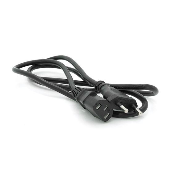 Кабель живлення Schuko PC-186 CEE7/16-C13.1.2M,0.5mm OEM без заземлення