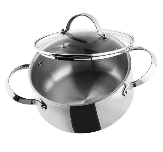 Каструля Vinzer Culinaire 50166, 2.4 л, 18 см, з нержавіючої сталі з кришкою, для всіх типів плит | Зображення 1