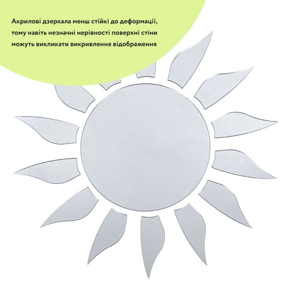 Дзеркальний декор акриловий самоклеючий срібло,15шт (D) SW-00002501 | Зображення 1