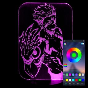 Акриловий світильник-нічник керування з телефона Юдзі Ітадорі tty-n000785