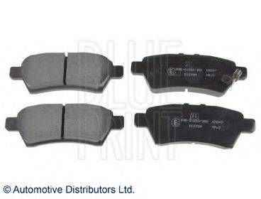 Комплект гальмівних колодок з 4 шт. дисків BLUE PRINT ADN142135 на NISSAN ARMADA (R51)