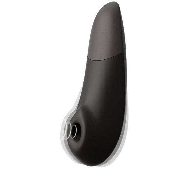 Вакуумний кліторальний стимулятор Womanizer Enhance Black (м'ята упаковка!!!) Sex Aura | Зображення 6