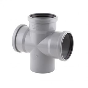 Хрестовина каналізаційна TA Sewage 110, 90° CZ110005