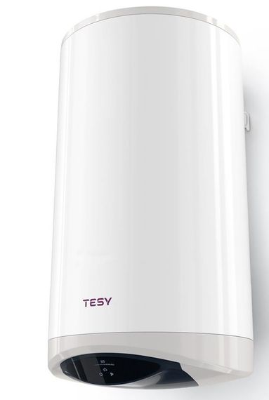 Водонагрівач Tesy Modeco Cloud круглий GCV 1004724D C22 ECW 100 л, 2,4 кВт, "сухий" ТЕН, вертикальний, циліндричний, білий (305084)