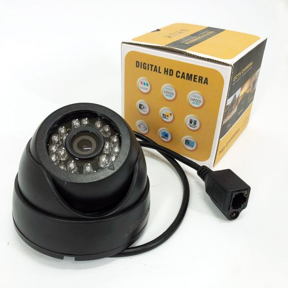 Камера відеоспостереження купольна HD Camera 349 IP 1.3 mp, Камера спостереження для квартири | Зображення 1