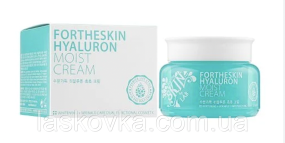 Зволожуючий крем для обличчя з гіалуроновою кислотою Fortheskin Hyaluron Moist Cream | Зображення 2