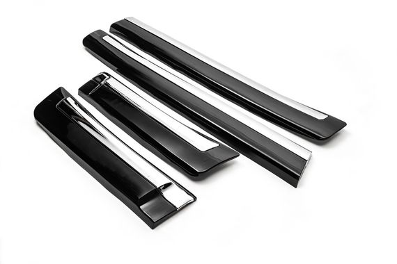 Комплект дверных молдингов (2008-2016) Белый цвет для Toyota Land Cruiser 200 | Зображення 4