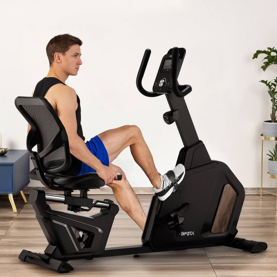 Горизонтальний велотренажер Gymtek XBR5000 магнітний чорний | Зображення 6