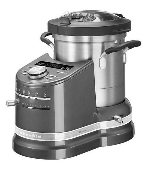 Універсальний кухонний комбайн - процесор Кітчен Ейд KitchenAid Artisan 5KCF0103EMS, срібний мед