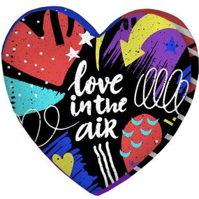 Подушка сердце 3D Love in the air 40х40х7,5 см (3DPS_18L039)