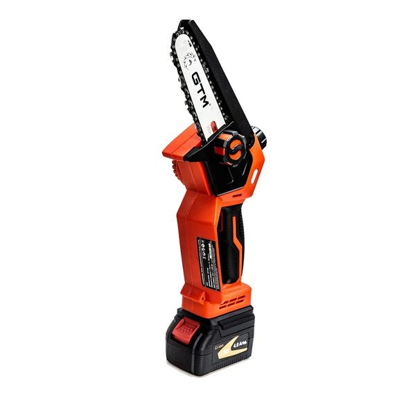 Секатор GTM GS18/30BL та мініпила GTM CS18/127BL з акумулятором 4 А·год та зарядним пристроєм | Зображення 5