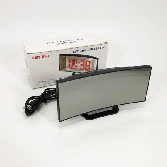 Годинник настільний VST-899-4 USB з зеленим циферблатом, Електронний настільний годинник light | Зображення 8