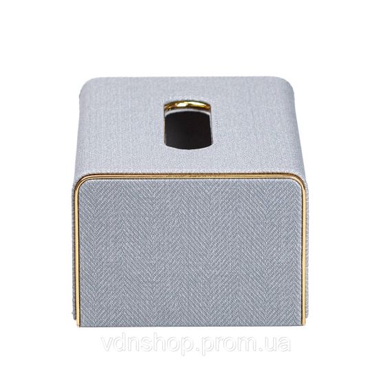 Салфетница на стол текстильная 21 х 13.5 х 9 см Серый HP9806G | Зображення 3