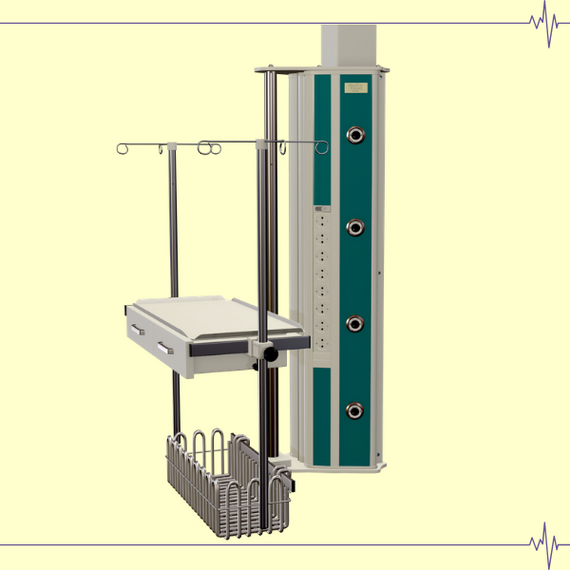 Реанимационный модуль вертикальный двойной подвесного типа | Зображення 4