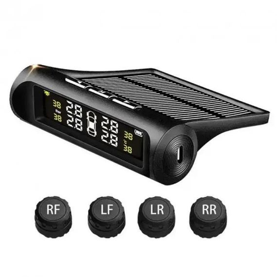 Система контролю тиску у шинах TPMS+SOLAR зовнішні датчики YK-50 | Зображення 5