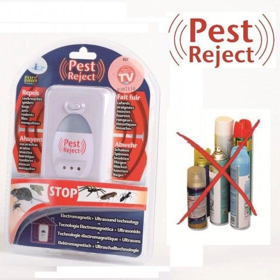 Ультразвуковой отпугиватель грызунов мышей крыс и тараканов Pest Reject HK 02 KH-748 от сети | Зображення 7