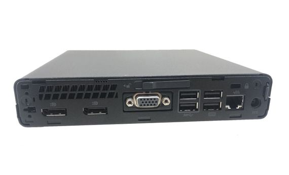 3Неттоп HP EliteDesk 800 G3 Desktop Mini USFF / Intel Core i5-6500T (4 ядер по 2.5 - 3.1 GHz) / 16 GB DDR4 / 240 GB SSD / Intel UHD Graphics 630 б/у | Зображення 3