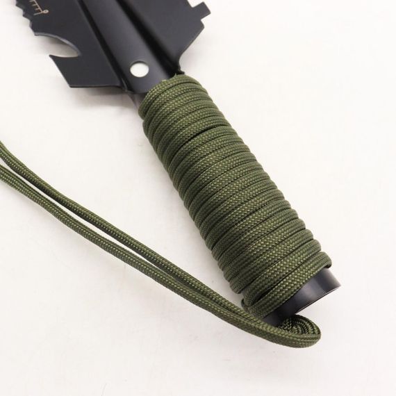 Туристическая лопата-мультитул 10в1 с чехлом / Многофункциональная саперная лопата / Тактическая лопата для | Зображення 6