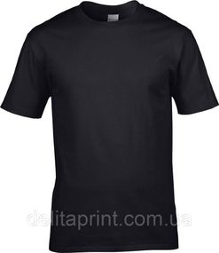 Футболка чоловіча Gildan Premium Cotton Черный XL