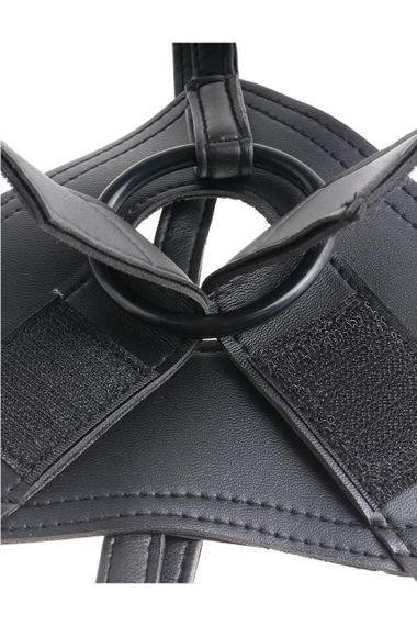 Страпон реалістичний Pipedream King Cock Strap-On з кільцевим кріпленням, на трусиках, бежевий Sex Aura | Зображення 2