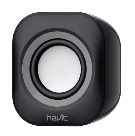 Акустическая система 2.0 3W*2 USB проволочная черный Havit HV-SK704 | Зображення 1