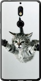 Чехол на Nokia 7 Летящий котёнок "2322u-1367-17620"