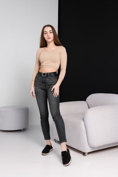 Лоферы женские Fashion Isolde 3897 40 размер 255 см Черный | Зображення 7