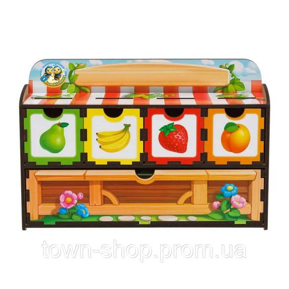 Деревянная настольная игра "Счет -2" Ubumblebees (ПСД070) PSD070 сортер-комодик | Зображення 2