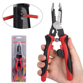 Инструмент для зачистки кабеля JCD Wire Stripper мультифункциональный Красный (sv2728)