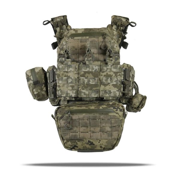Плитоноска  CEN.2 Cordura1000D NIR піксель+  4 підсумків | Зображення 2