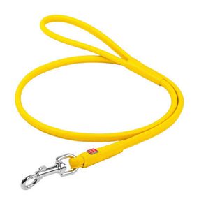 Поводок для собак WAUDOG Glamour круглый XS d 6 мм Д 122 см желтый (33808)