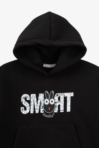 Костюм худі+штани для дiвчинки Firesh 48 110 см Чорний shop (2000990861627) | Зображення 8