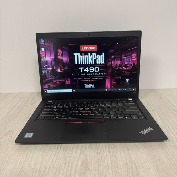 Ноутбук Б-клас Lenovo ThinkPad T490 / 14" (1920x1080) IPS / Intel Core i5-8365U (4 (8) ядра по 1.6 - 4.1 GHz) / 8 GB DDR4 / 128 GB SSD / Intel UHD Graphics 620 / WebCam б/в | Зображення 1