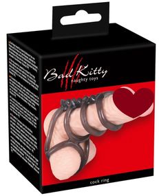 Насадка Bad Kitty из шести колец sexstyle