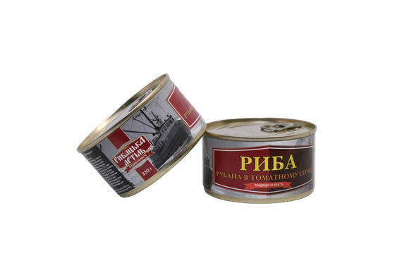 Рыба рубленая в томатном соусе Рыбацкая Артель 230 г | Зображення 1
