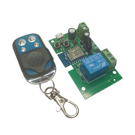 Tuya Smart + 433мГц USB 7-32 В DIY 1 канал Run Progress самоблокирующийся беспроводной переключатель WIFI. | Зображення 1