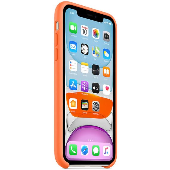 Чохол Silicone case (AAA) для Apple iPhone 11 Pro Max (6.5") Оранжевый / Vitamin C | Зображення 1