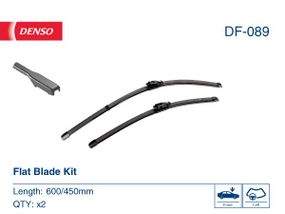 Комплект склоочисників DENSO DF-089 плоский лезо комплект 600/450 мм