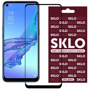 Захисне скло SKLO 3D для Oppo A78 4G Чорний