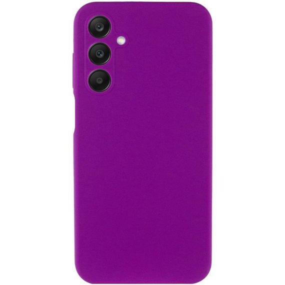 Чехол Silicone Cover Lakshmi Full Camera (AA) для Samsung Galaxy A15 4G/5G / M15 5G Фиолетовый / Purple | Зображення 1