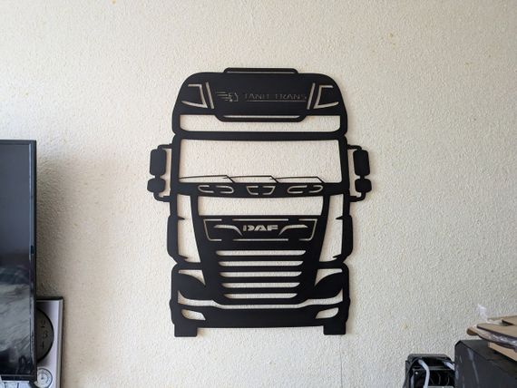 Панно декоративная картина на стену DAF LED 16 цветов телефон 760х900 acr-p000181 | Зображення 7