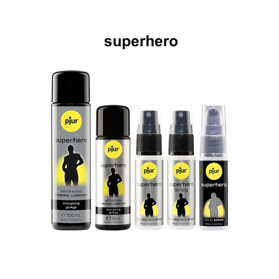 Пролонгувальний спрей pjur Superhero Strong Spray 20 ml, з екстрактом імбиру, всотується в шкіру | Зображення 4