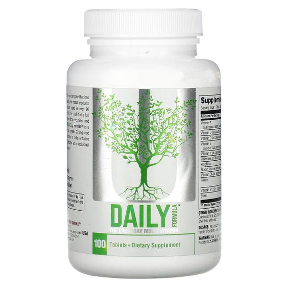 Вітамінно-мінеральний комплекс для спорту Universal Nutrition Daily Formula 100 Tabs